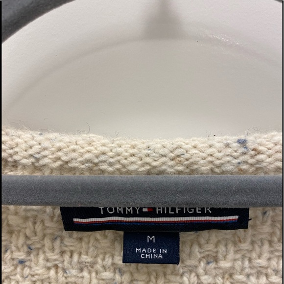 Vintage Style Flecked Cable knit Sweater M - Picture 2 of 3